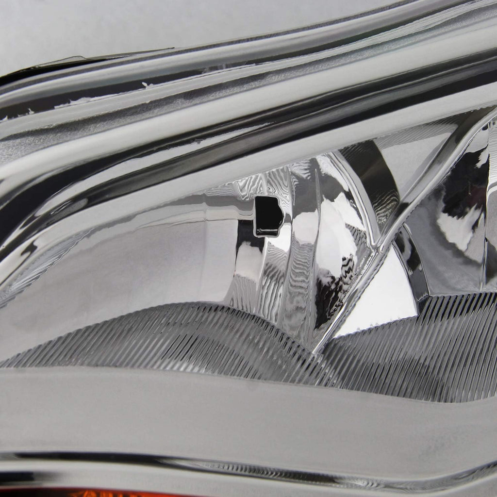 Chrome Trim Halogen Headlights Pair K173