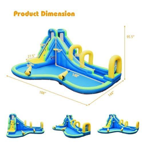 Inflatable Water Slide Bounce House Castle U2659