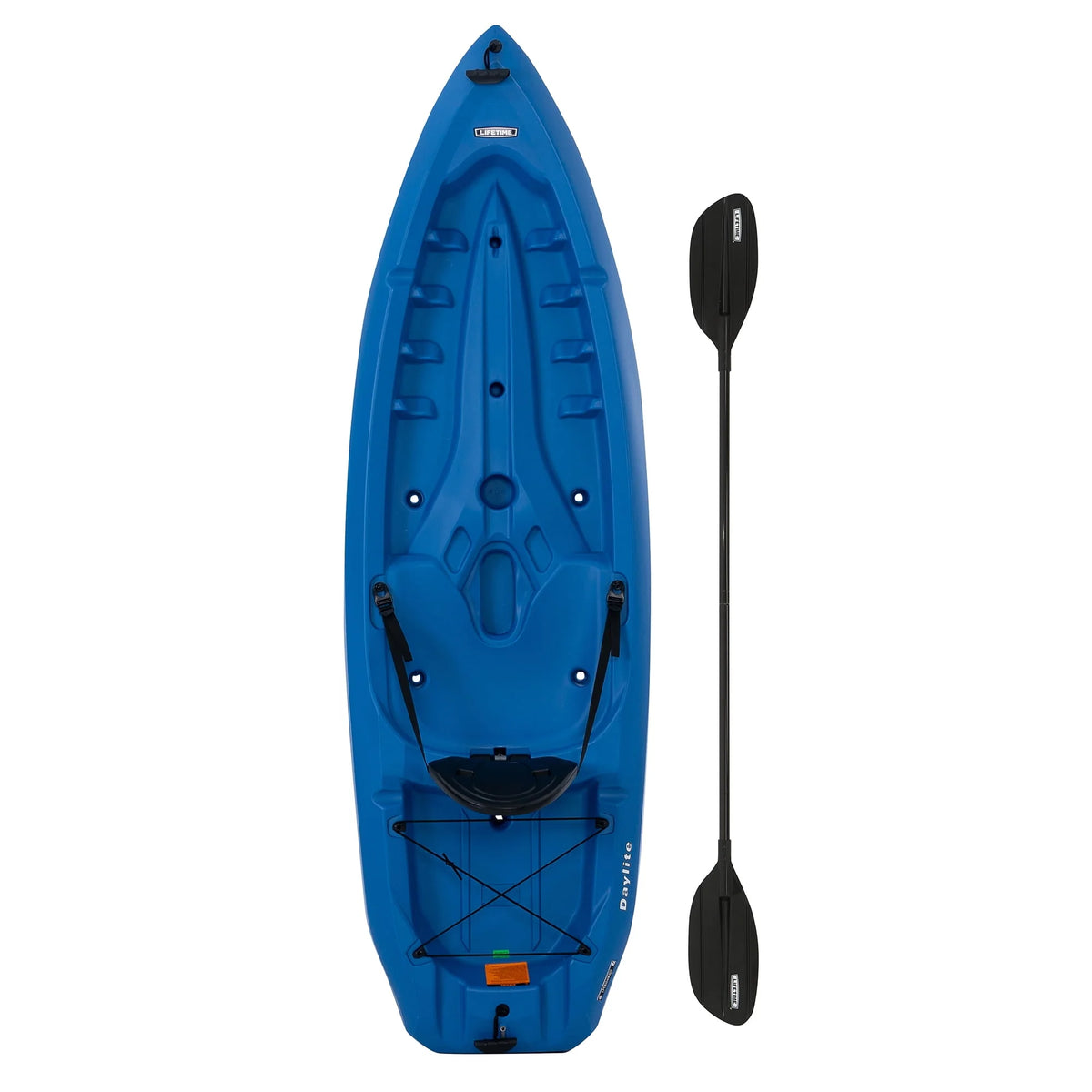 8 ft Sit-on-top Kayak with Paddle, Dark Blue X565