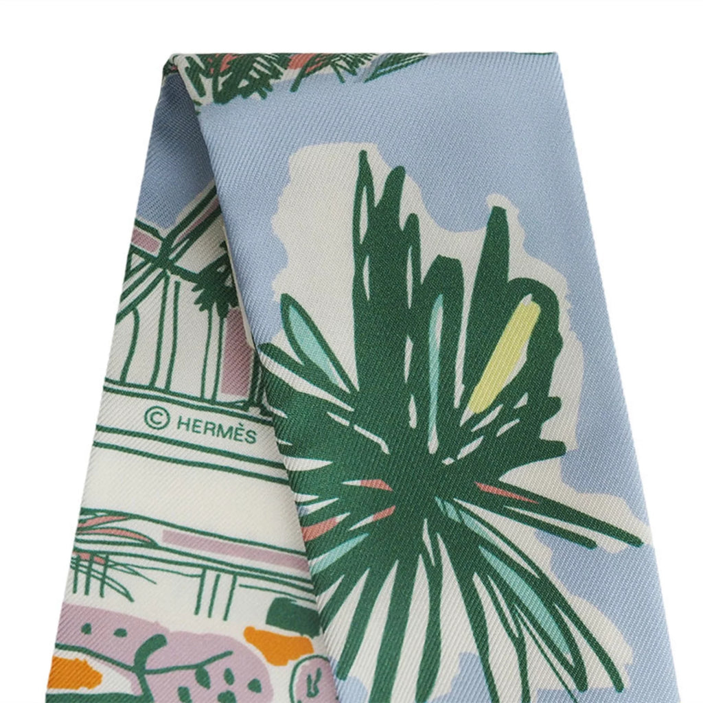 Light Blue Silk Ribbon Scarf S91151
