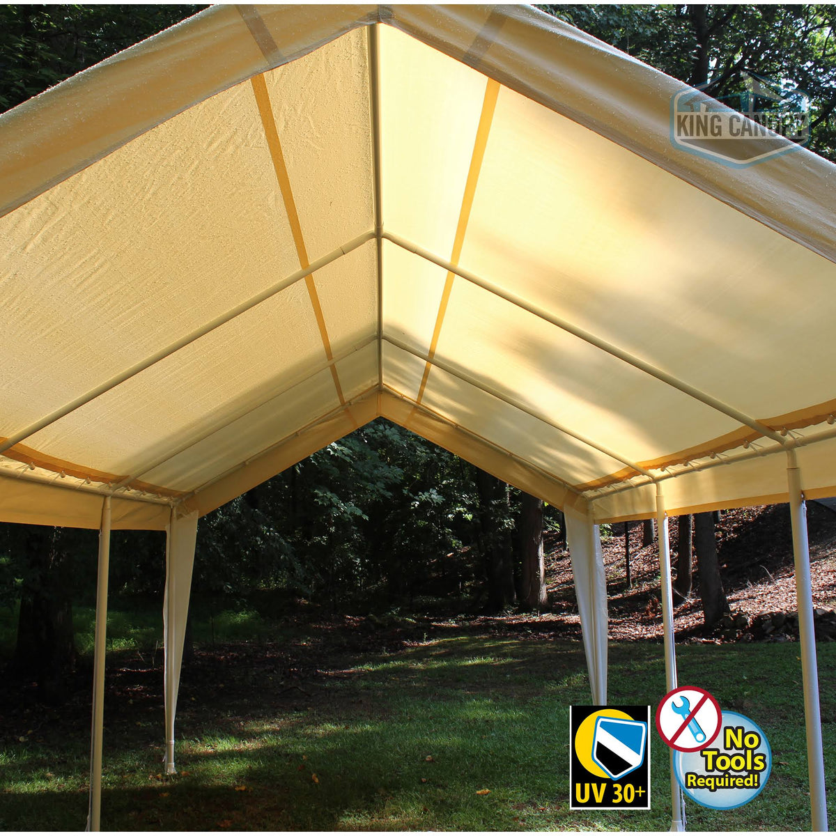 10x20 Canopy with Tan/White Cover M8136