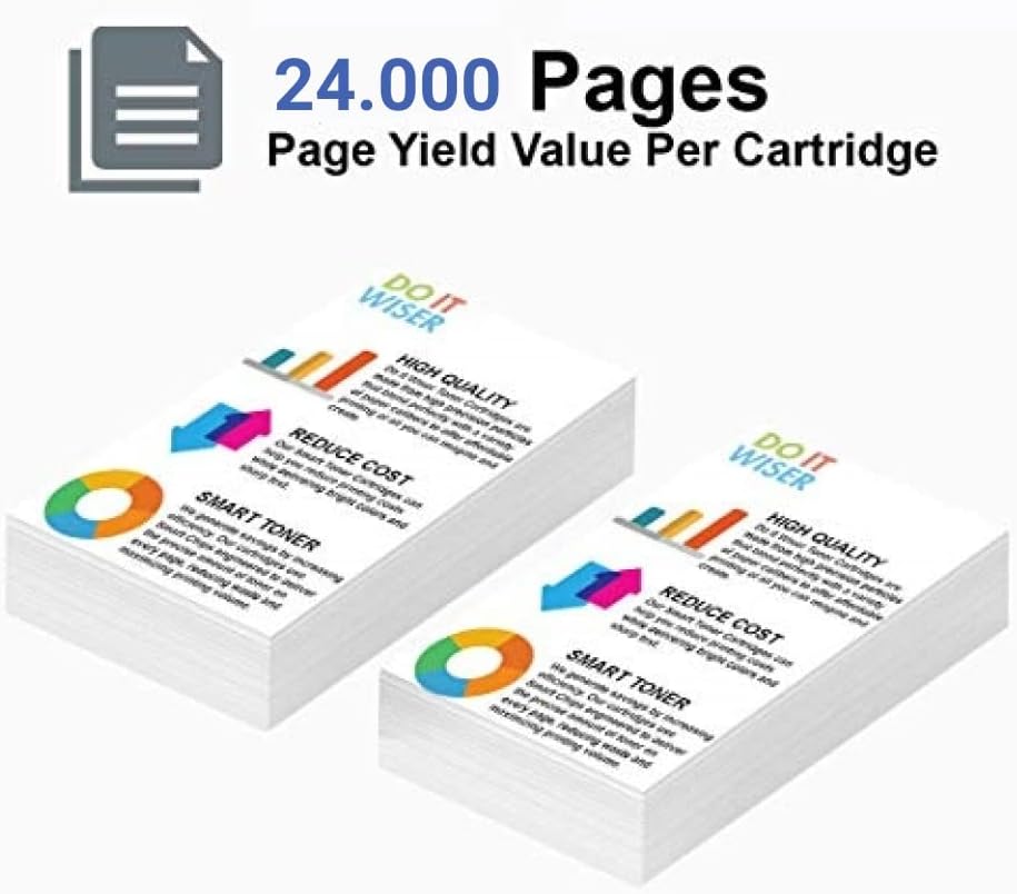 4 Pack Compatible Printer Toner Cartridge T7354
