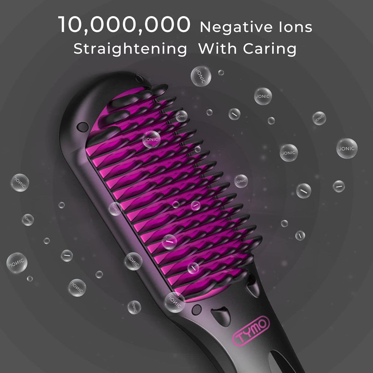 Ionic Hair Straightener Brush with 16 Heat Levels, Pack of 2 A893521