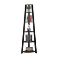 5 Tier Corner Bookcase, Espresso A243