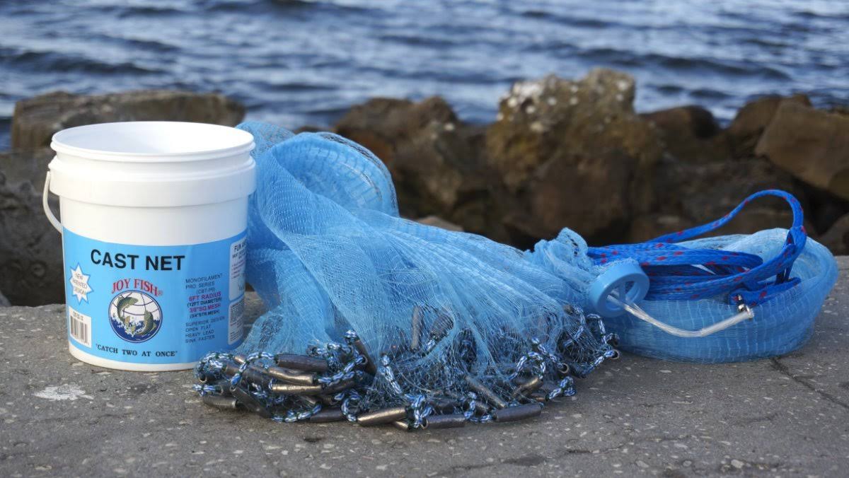 Cast Net - 3/8x22 Sq. Bait Mesh 6 ft S12571