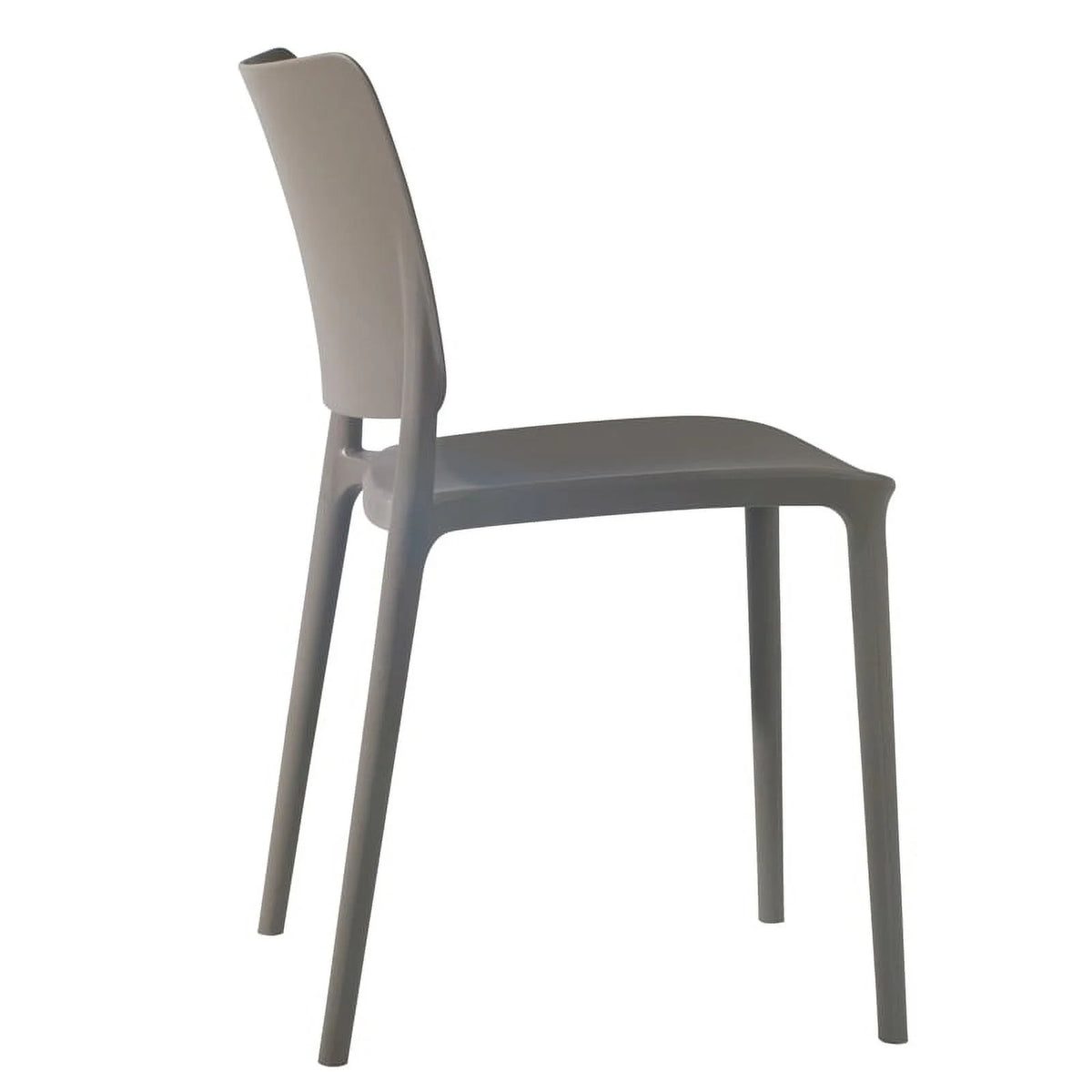 Taupe Resin Patio Dining Chair Set of 2 K24997