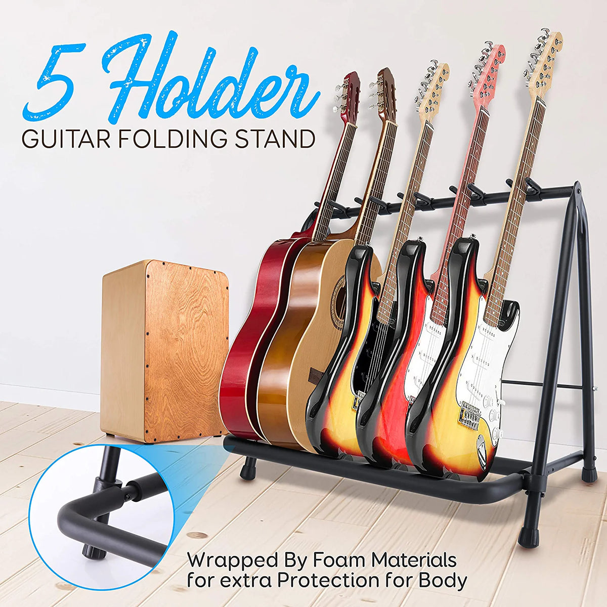 Foldable Guitar Rack Multi-Instrument Floorstand F971725