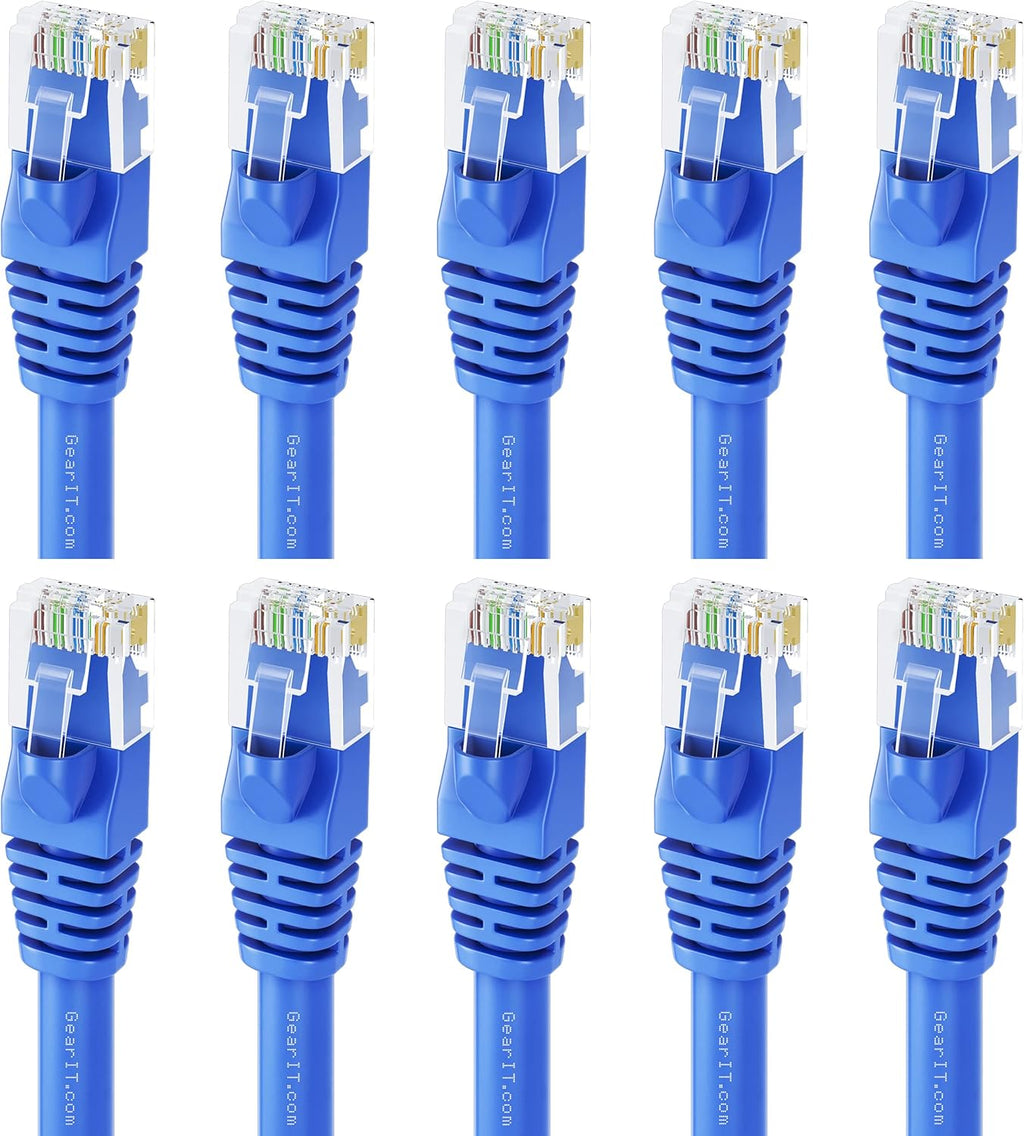 Cat 6 Ethernet Cable 5 ft (24-Pack) Blue C8302