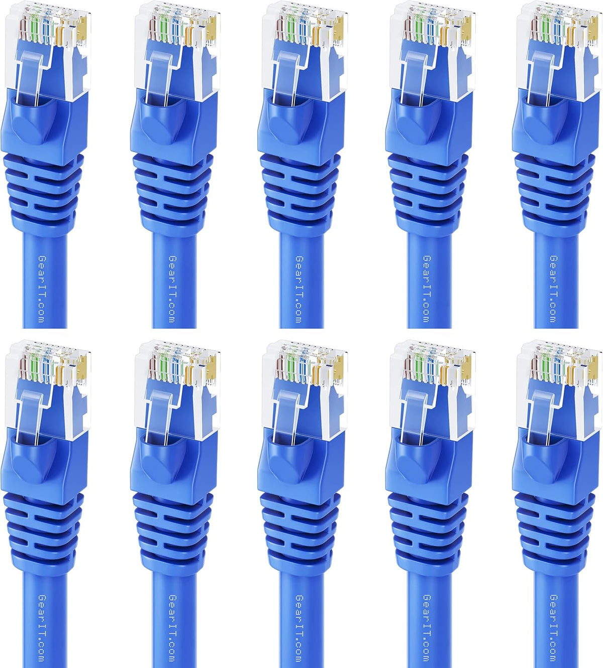 Cat 6 Ethernet Cable 5 ft (24-Pack) Blue C8302