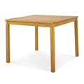 Square Acacia Wood Outdoor Dining Table with Umbrella Hole N737