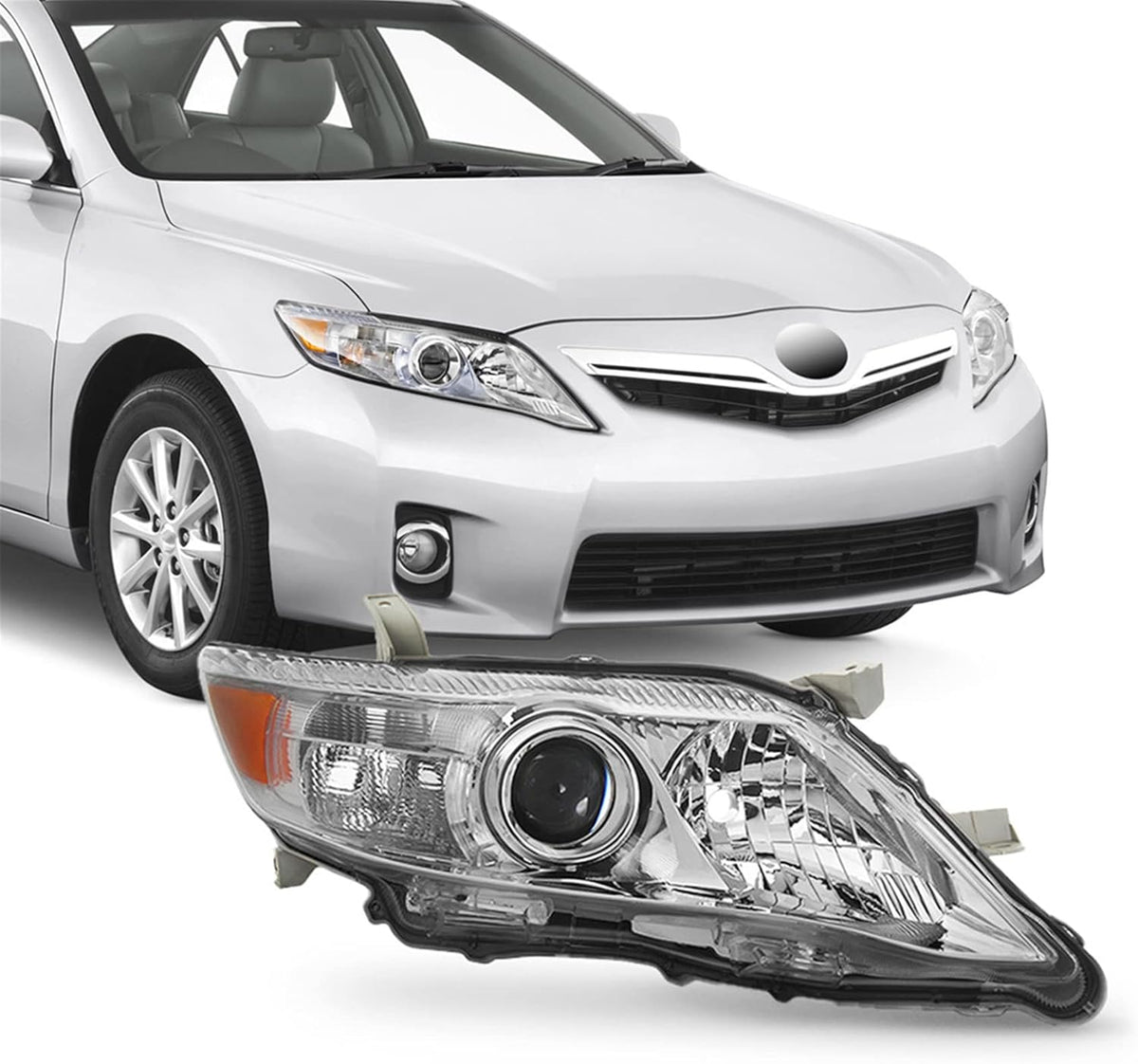 Replacement Projector Headlight Assembly for Toyota Camry, Pack of 2 I227205