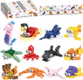 12PCS Sea Animal Mini Building Blocks Building Sets T8284