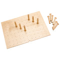 Wood Trimmable Pegboard Organizer with 12 Pegs V2368
