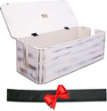 Rustic White Mango Wood Cable Management Box U15055