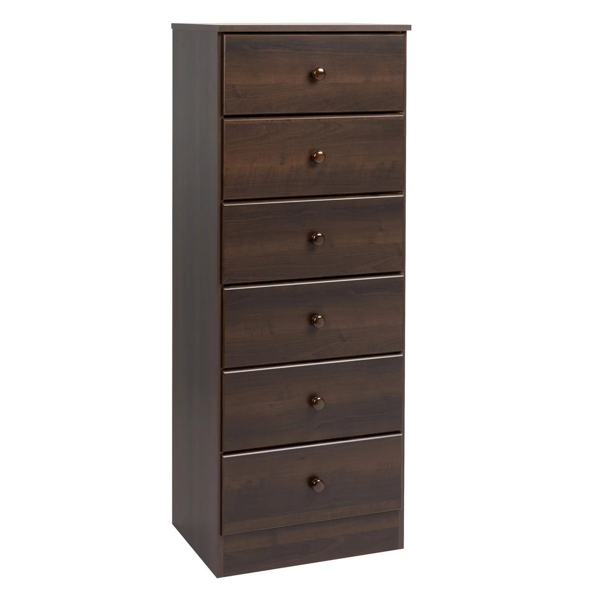 Black 6 Drawer Dresser C17662