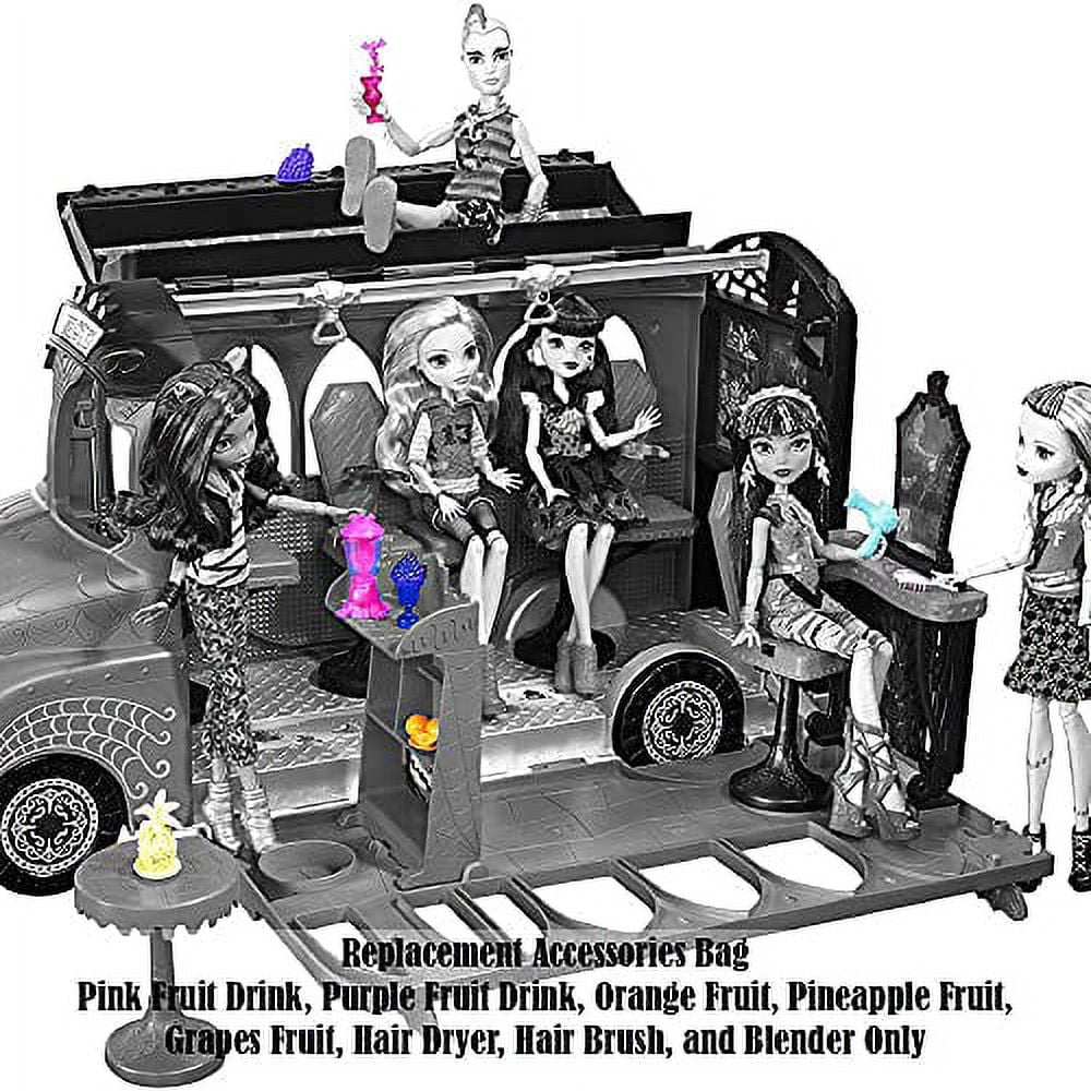 Replacement Accessories Bag for Monster High Deluxe Bus Playset H880708