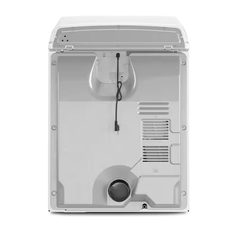 White Top Load Gas Moisture Sensing Dryer E6999