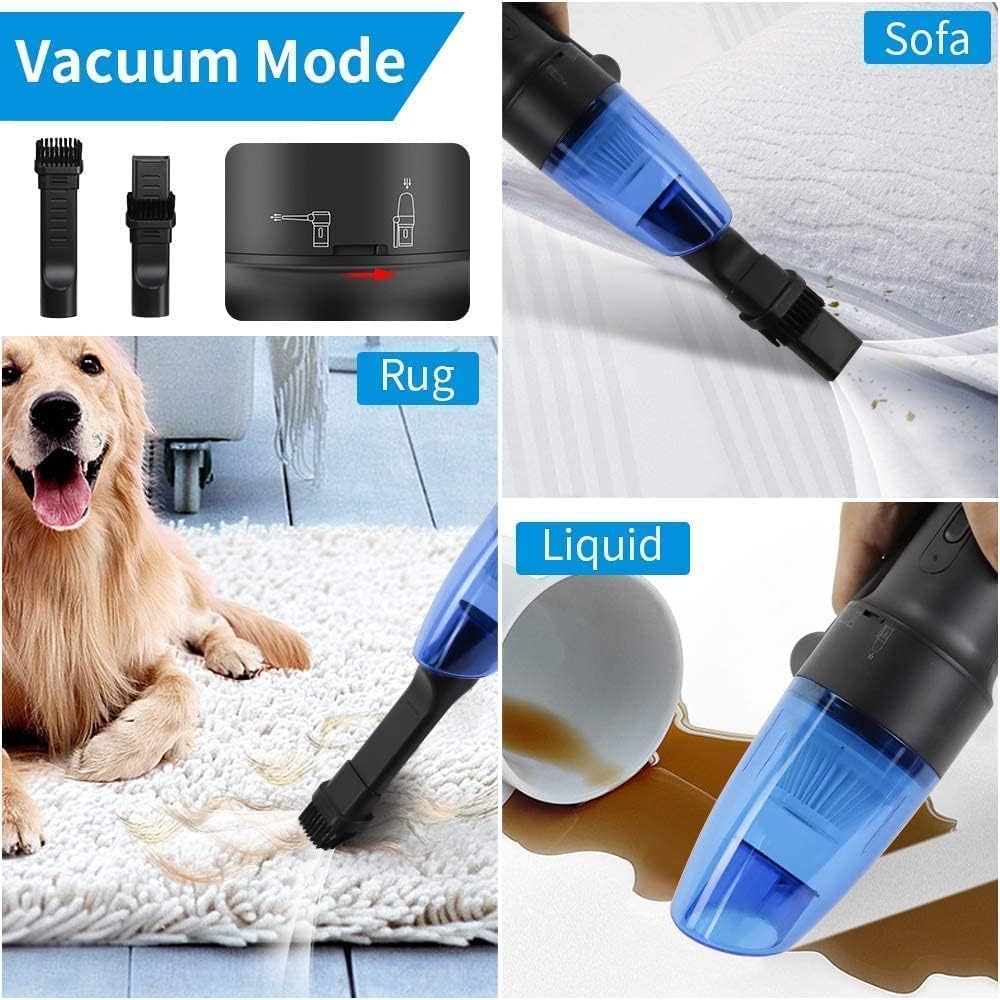 Compressed Air Duster 2-in-1, USB Rechargeable Electric Mini Vacuum Cleaner K994