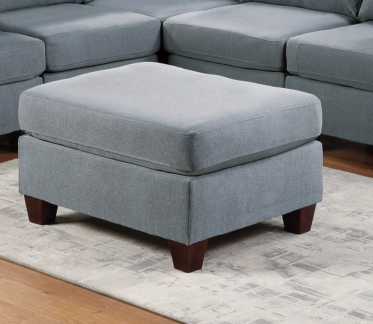 Modular Sectional 6pc Set Gray V3335