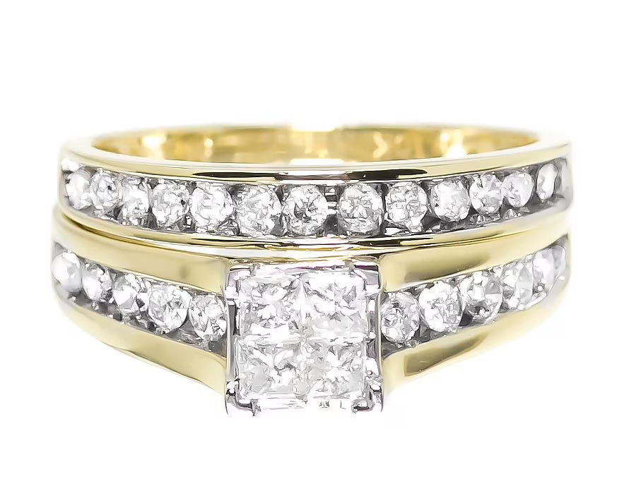 10k Yellow Gold Diamond Engagement Ring S456574