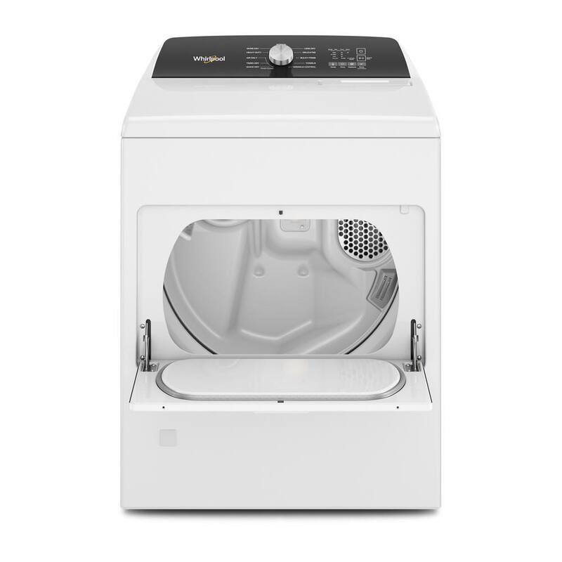 White Top Load Gas Moisture Sensing Dryer E6999
