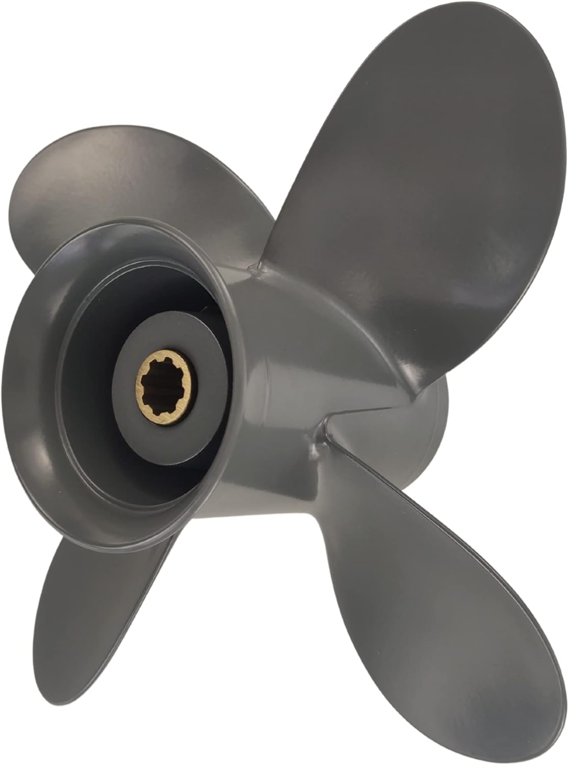4 Blades 9 1/4x10, 9 1/4x11 Outboard Propeller, 8 Spline Tooth, RH Q522292