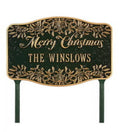 Green Cast Aluminum Yard Sign A861601