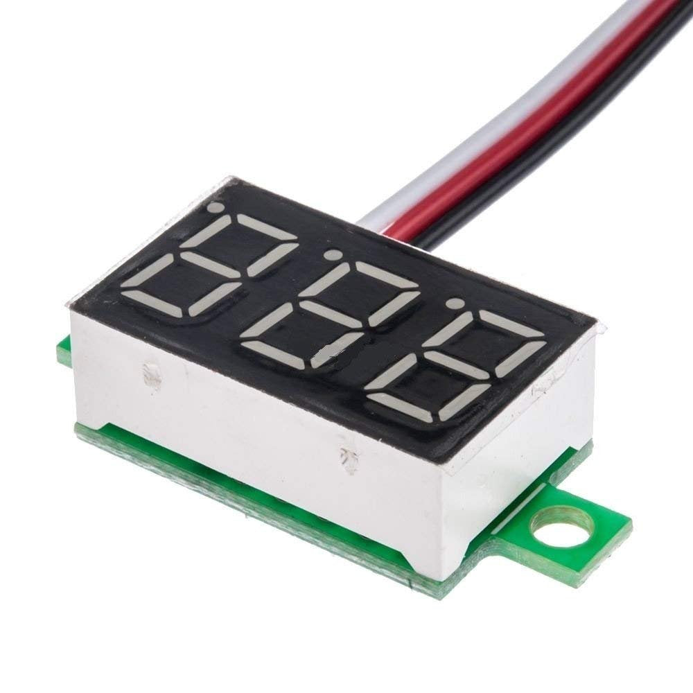 5pcs DC 0~30V Digital Voltmeter Red LED Display V405553