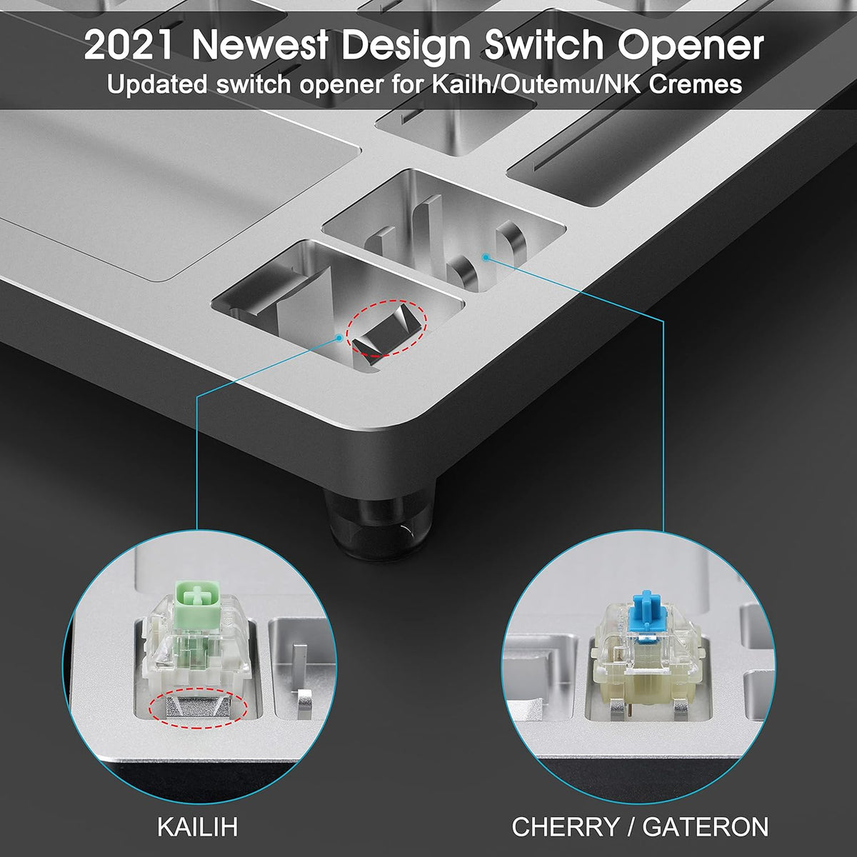 Aluminum Switch Lube Station and Switch Tester with 2 in 1 Switch Opener J615010