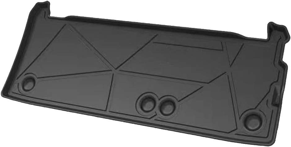 Black Rubber Rear Cargo Liner for 2021 2022 Toyota Sienna, Pack of 2 G53236