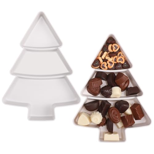2Pcs Christmas Serving Trays and Platters F916272