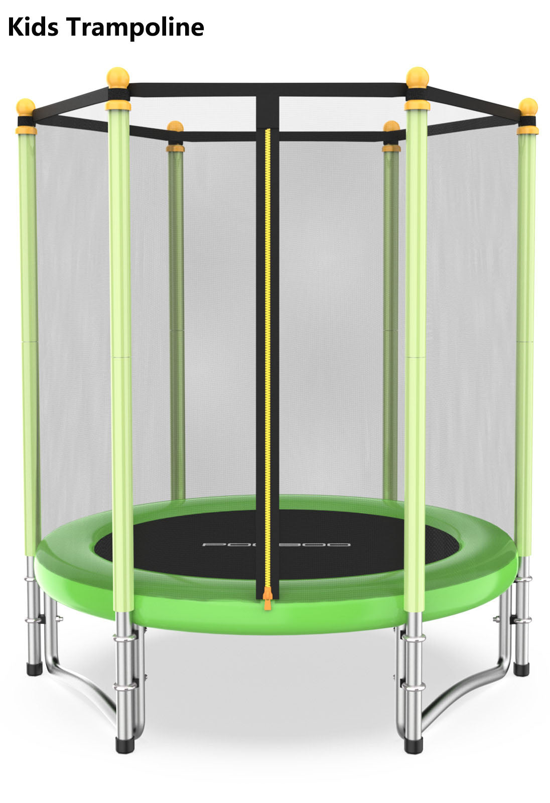 55" Kids Trampoline with Safety Enclosure Net E319
