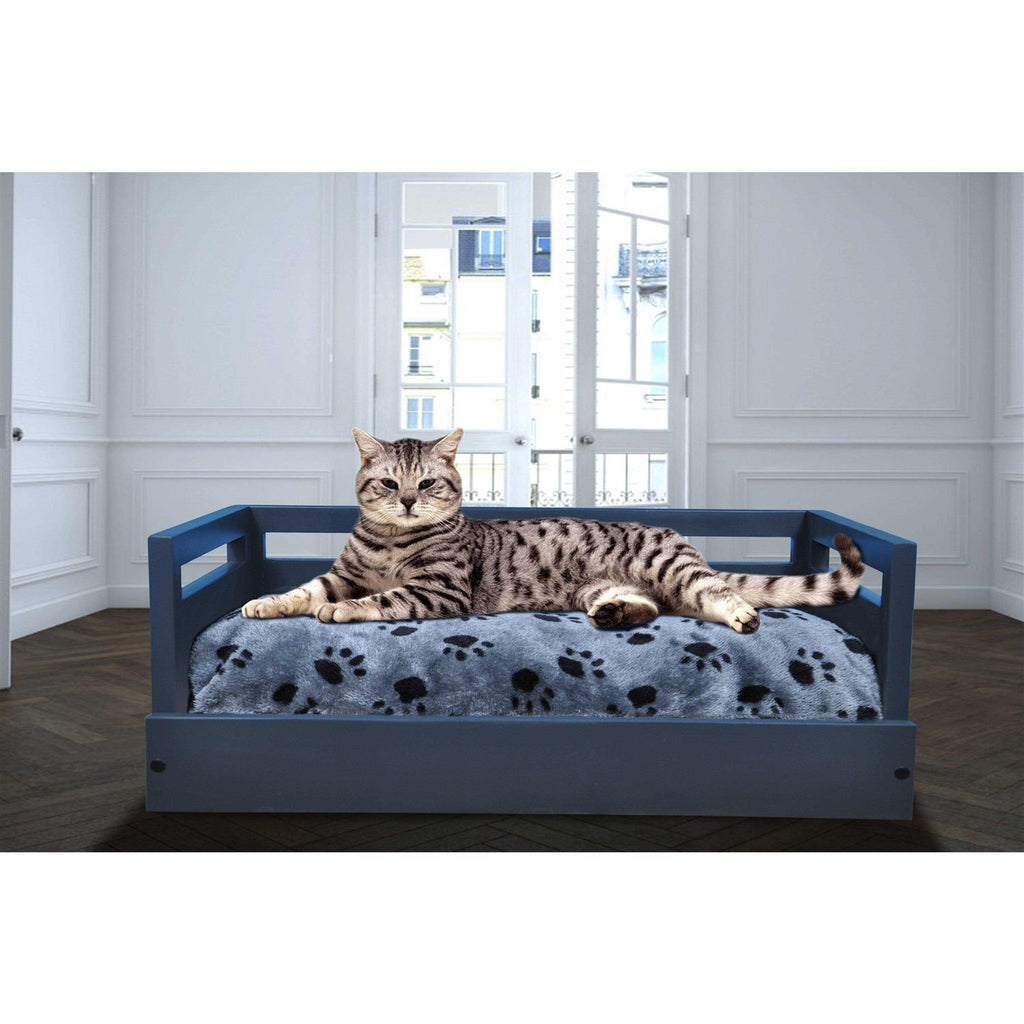 Wooden Pet Bed with Cushion F102214