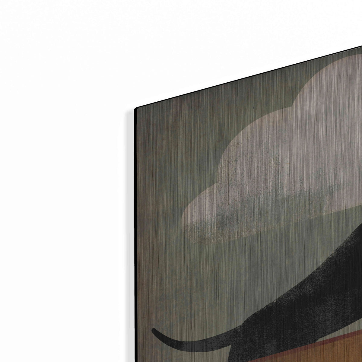 Black Dog Canoe Ride Metal Wall Art, 24"x24" M879711