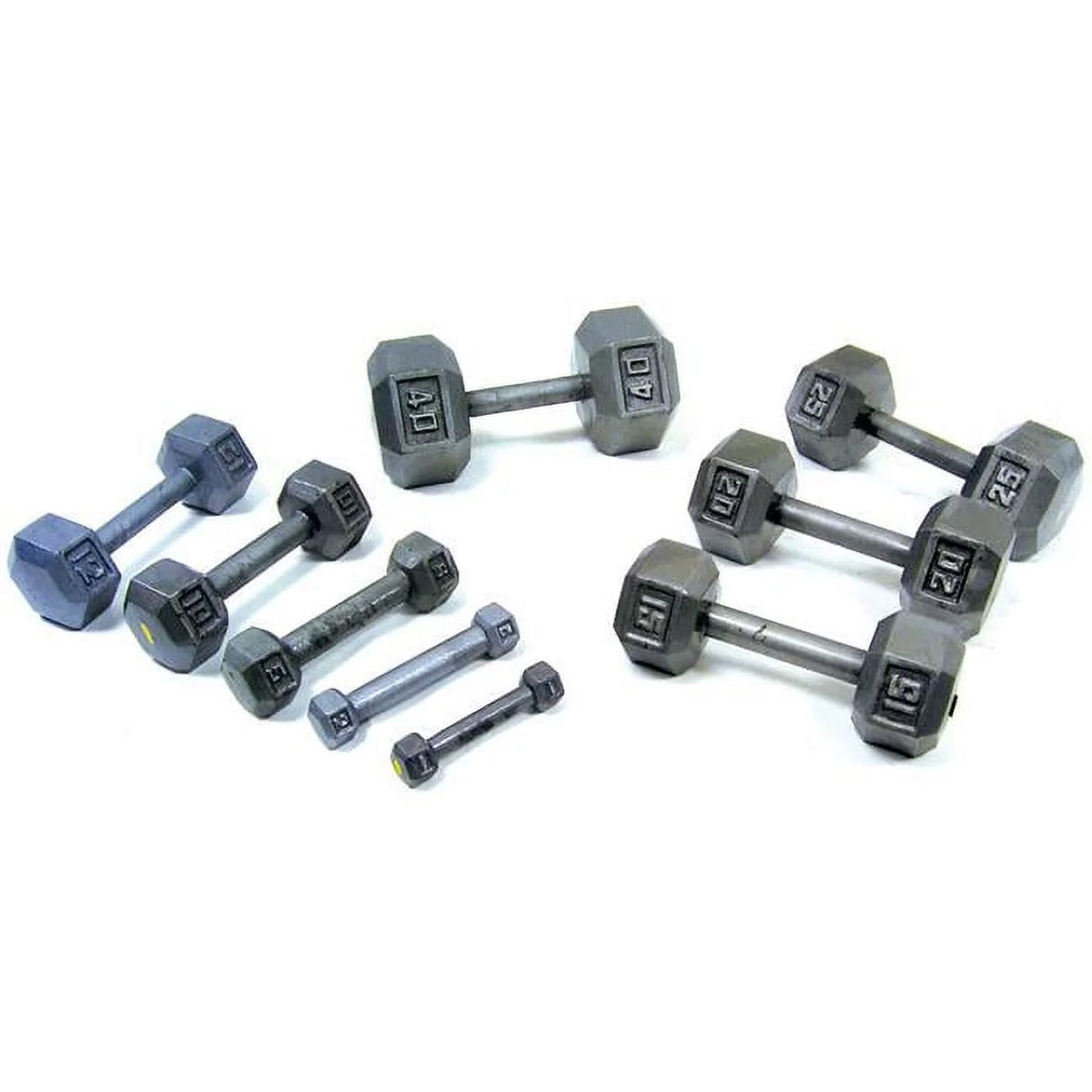 60lbs Cast Iron Hex Dumbbell G1224