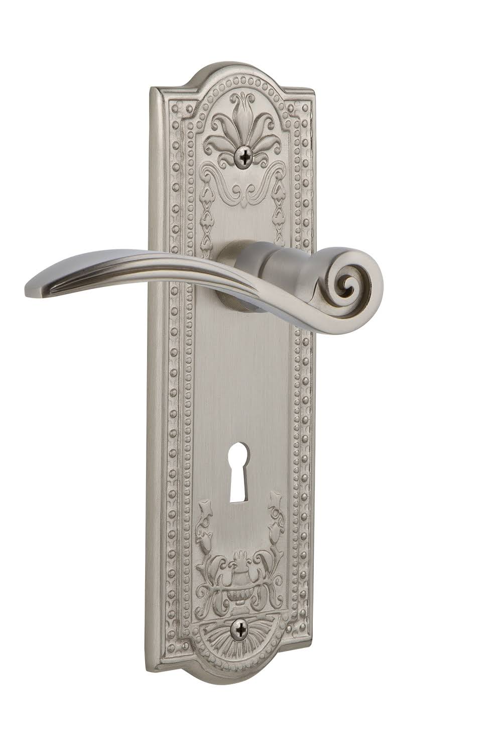 Satin Nickel Passage Door Lever Set R83005
