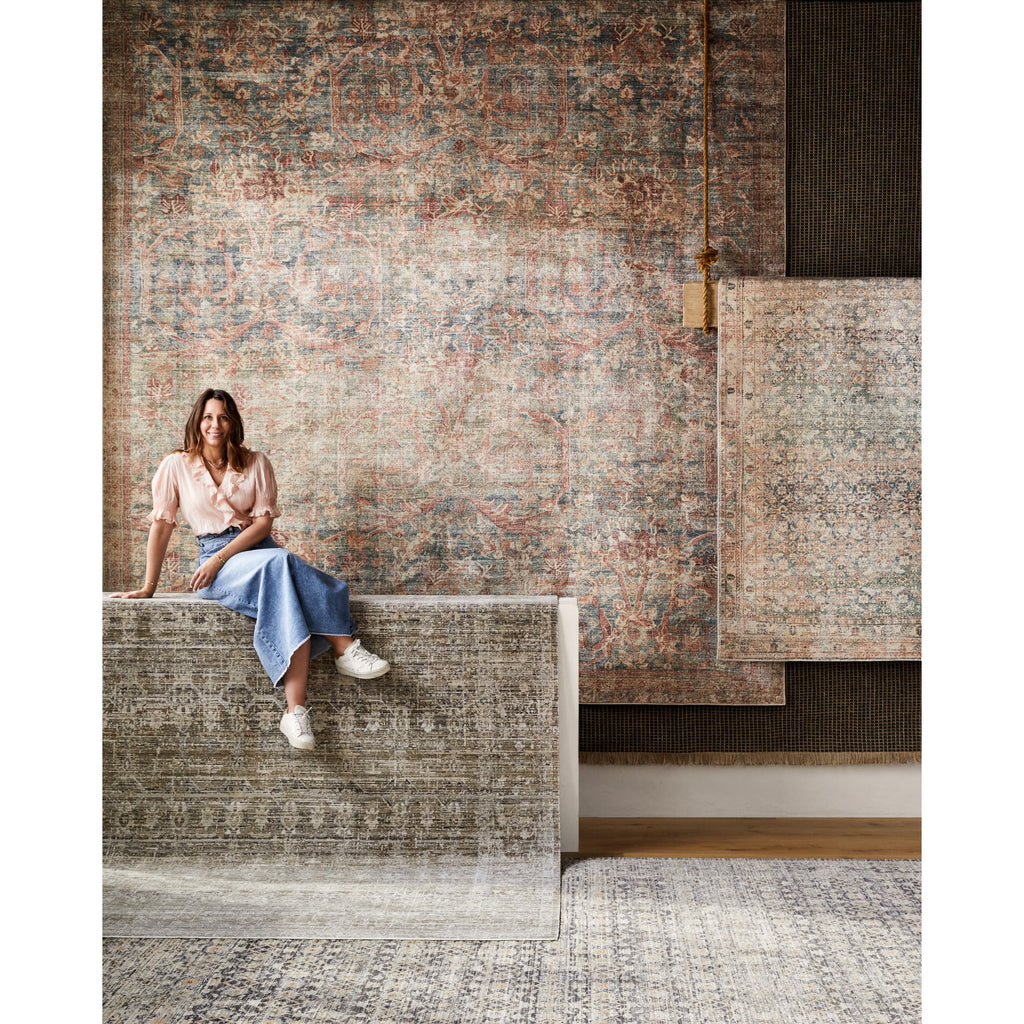 Cream Medallion Runner Area Rug T94530