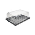 Black/Clear Plastic Cake Container 65/P P37855