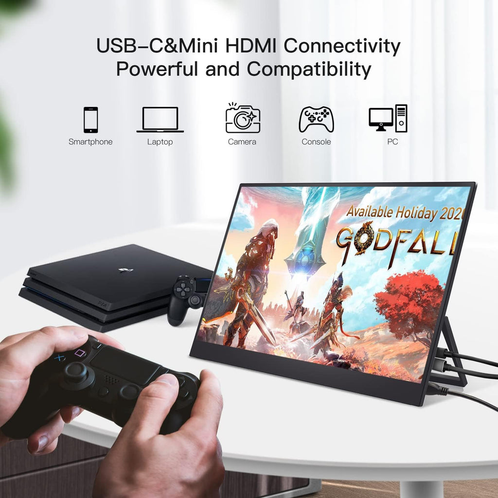 15.6" 1080P Touchscreen Portable Monitor with Kickstand O1136