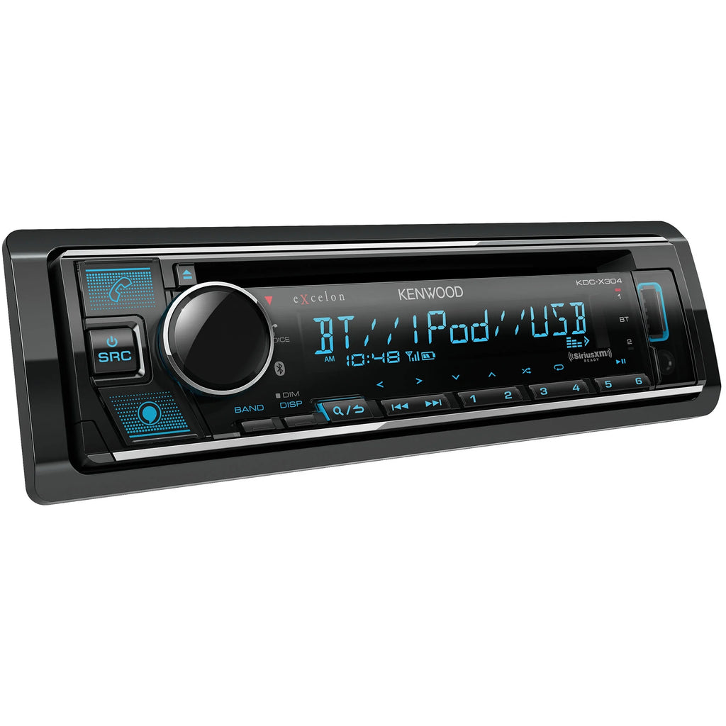 Bluetooth Single DIN CD Receiver with SiriusXM Tuner P59119