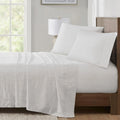 100% Cotton King Gray Stripes 4 Piece Sheet Set M177079