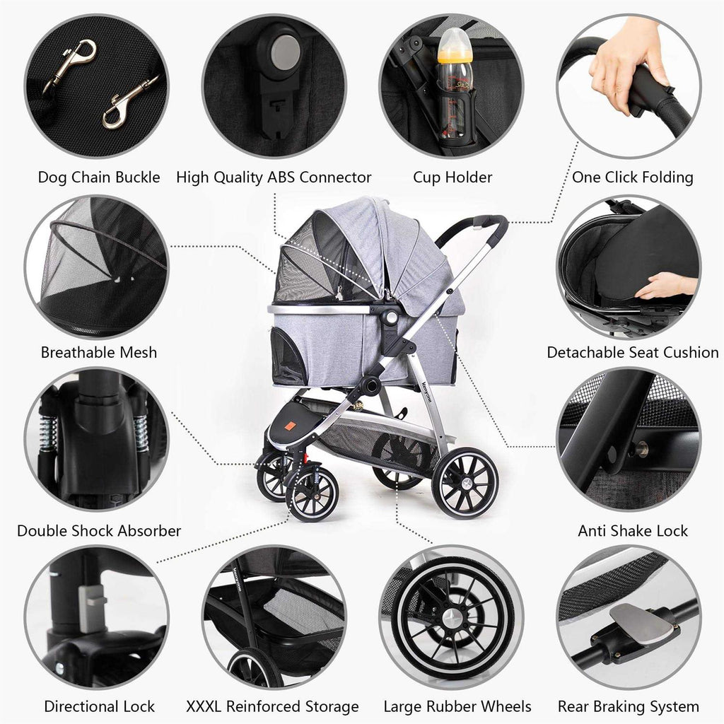 3 in 1 Pet Stroller E394432