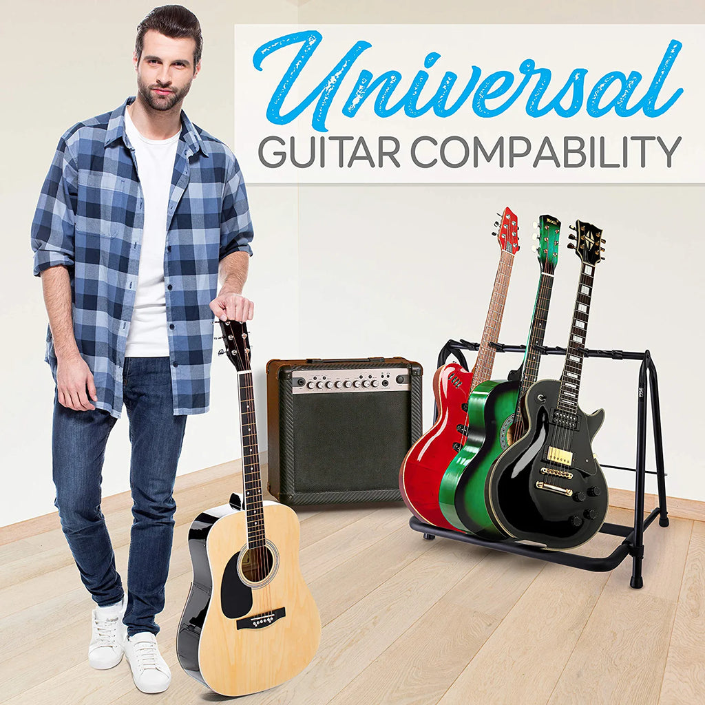 Foldable Guitar Rack Multi-Instrument Floorstand F971725