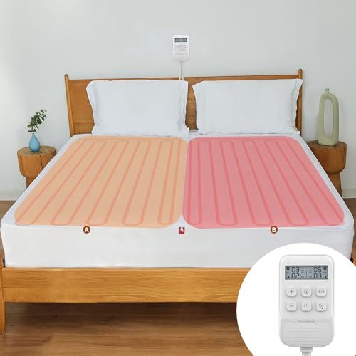 Queen Heated Mattress Pad with Dual Zone Control J70152