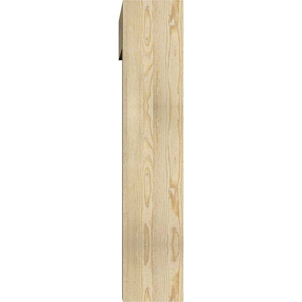 8x22W x 36x22D x 40x22H Douglas Fir Bracket with Offset Brace O8963