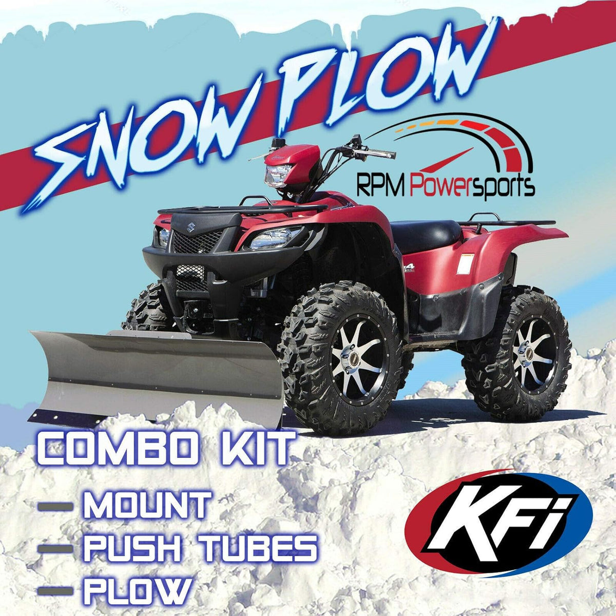 48 ATV Steel Blade Snow Plow Kit Y731952