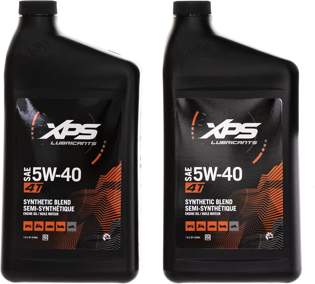 Can-Am Off-Road 4T 5W-40 Synthetic Blend Oil Change Kit Pack of 2 Q71617