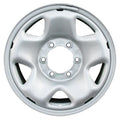 16x7 5 Spoke Silver Steel Wheel Z35024
