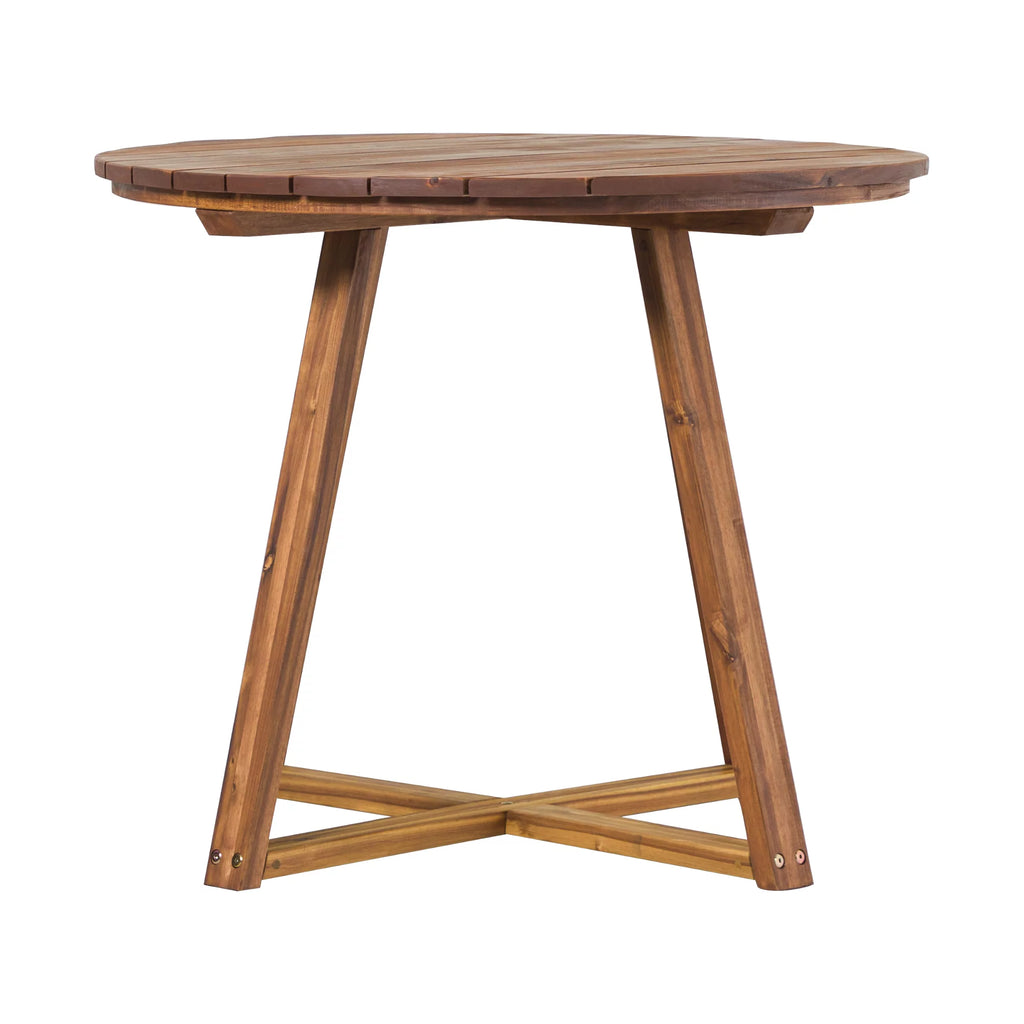 30” Solid Acacia Wood Outdoor Dining Table F26132