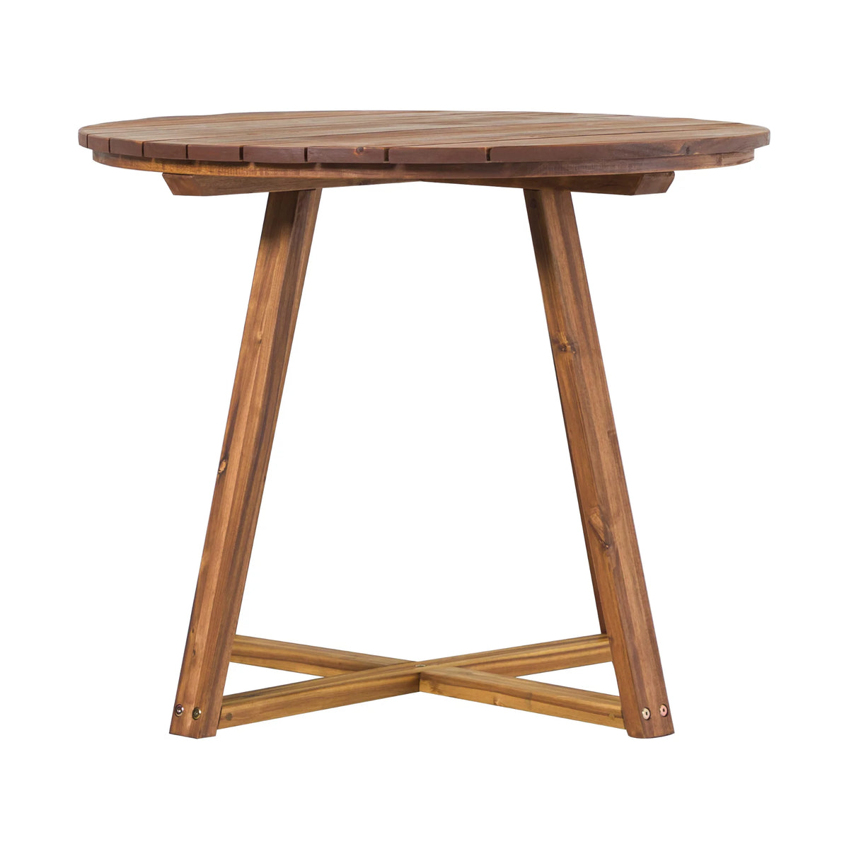 30” Solid Acacia Wood Outdoor Dining Table F26132